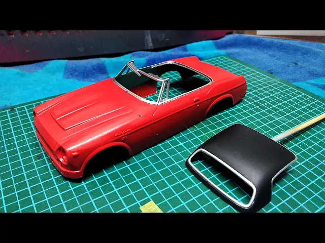 自動車のプラモデルを作る【アリイオーナーズクラブno.1】1/32 67 fairlady